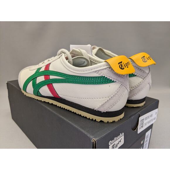 Authentic Onitsuka Tiger MEXICO 66 Leather 1183C102 201 BIRCH/GREEN Size US 5.5 - Picture 7 of 11
